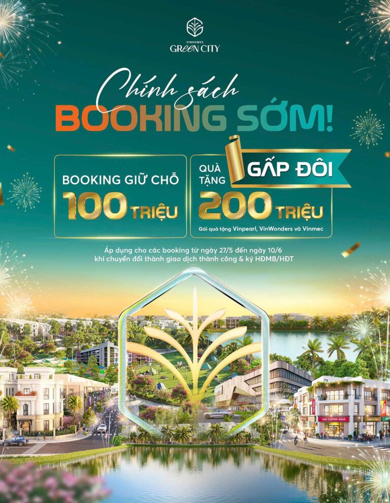 chinh sach booking vinhomes green