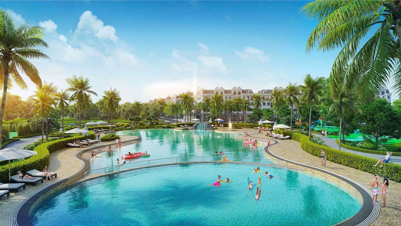 phoi canh ho boi the forest vinhomes long an