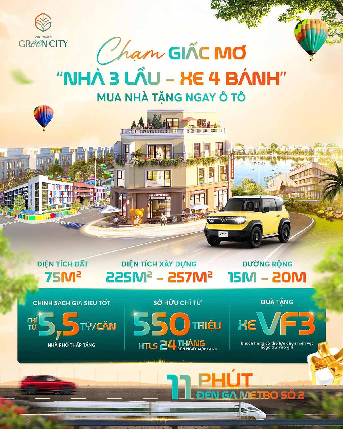 chinh sach ban hang vinhomes green city